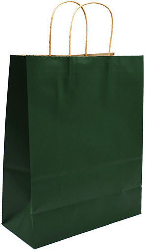 Metron Paper Gift Bag Green 33x12x26cm 25 Pieces