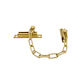 Kettenschloss Flache Messing Gold Metalor 051-1001