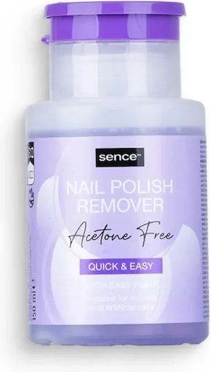 Sence Nail Polish Remover Без Ацетон Ноктопрепарати За Естествени И Изкуствени Нокти 150ml