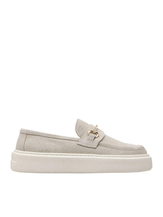 Boss Shoes Damen Mokassins Wildleder Beiges BON...