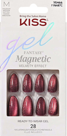 Kiss Gel Fantasy Магнитни Изкуствени Нокти Fma07 Самозалепващи Нокти Gel Ефект