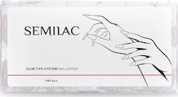 Semilac Slim Tips System Ballerina False Nails Extension 240 Pieces