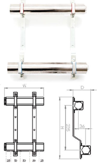 SiGMA-Li Pipe Collector Brass 409mm