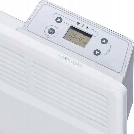 Thermoval T 18 ED Wall Convector Heater 500W with Electronic Thermostat 78x45cm White