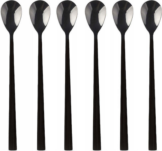 Kulig Set Löffel Rostfreier Stahl Schwarze 20.6cm 6 Stück
