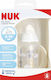Nuk Plastic Baby Bottle Anti-colic with Silicone Teat for 6-18 Months White 150ml