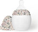 Elhee Plastic Baby Bottle X Liberty Collection Anti-Colic with Silicone Teat for 0+ Months Pink 150ml