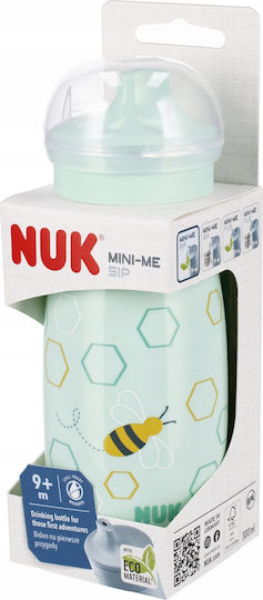 Nuk Образователно Биберон Силиконов Зелен за 9m+ 300ml