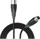 Procab Cable XLR male / XLR female - Μαύρο 10m 1KPCL150