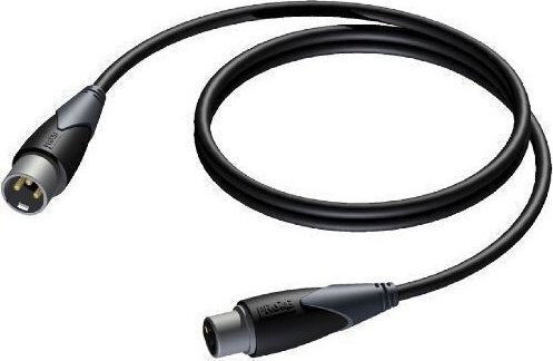 Procab Кабел XLR мъжки / XLR женски - XLR мъжки / XLR женски Черен 5м CLD953/5