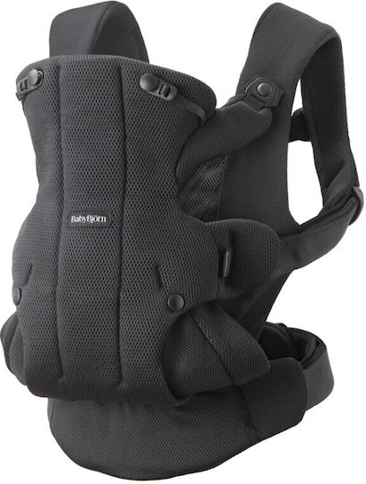 BabyBjorn Marsupiu Clasic Negru cu Greutate Maximă 5kg