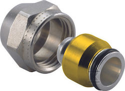 Uponor Ρακόρ Σύνδεσης Σωλήνα Ορειχάλκινο 20mm