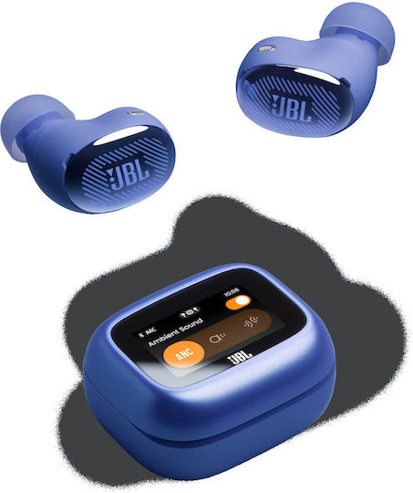 JBL Live Buds 4 Безжични слушалки Акустики с Устойчивост на изпотяване и Калъф за зареждане Син