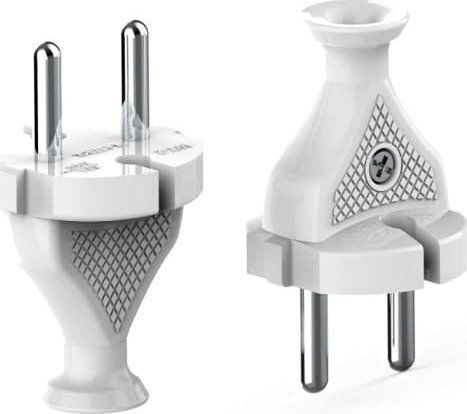 Montis Montis Schuko Stecker mit Ring Weiß