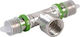 Comap Pipe Tee Connection Brass