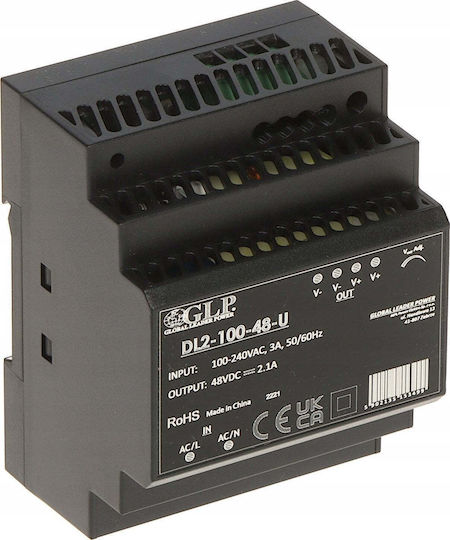 GLP Регулируемо LED Захранване IP20 Мощност 100W с Изходно Напрежение 48V