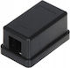 Schneider Electric Network Phone Socket Front Plate In Black Colour