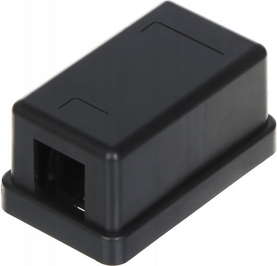 Schneider Electric Network Phone Socket Front Plate In Black Colour
