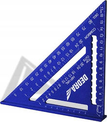 Dedra Raportor pentru tâmplari din aluminiu cu lungimea de 18 cm