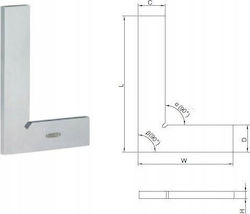 Insize Γωνιόμετρο Μαραγκών