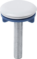 Hydroland Sink Cap with 50mm Outlet White