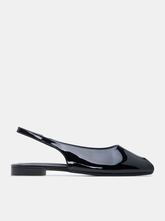Luigi Women's Black Ballerina Shoes