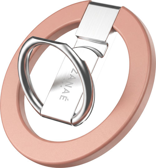 Zanaé Foldable Magnetic Ring Stand Compatible Iphone Magsafe Pixelsnap Pink