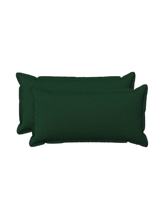 vidaXL Μαξιλάρι Καναπέ Houten Σκούρο Πράσινο 40...