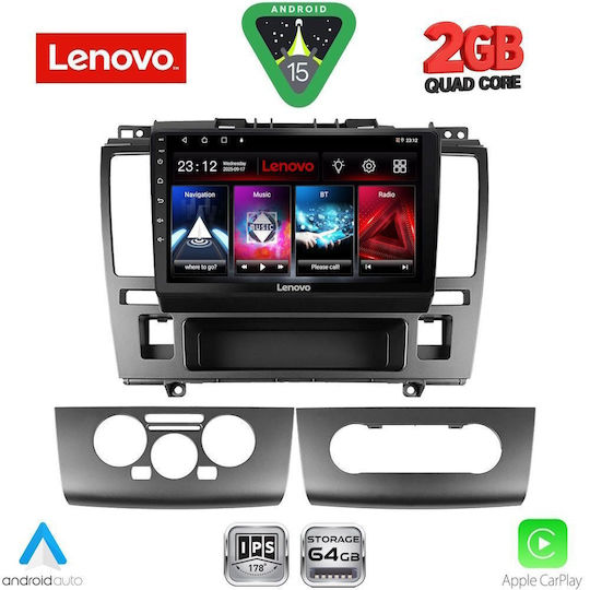 Lenovo Автомобилна Аудио Система за Nissan Tiida 2004-2013 (Bluetooth/USB/Вграден Wi-Fi/GPS/Apple CarPlay/Android Auto) с Touch Screen 9"