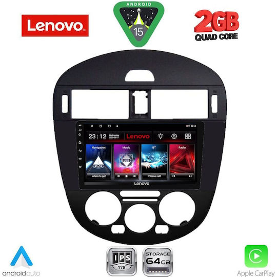 Lenovo Автомобилна Аудио Система за Nissan Pulsar 2014-2020 с A/C (Bluetooth/USB/Вграден Wi-Fi/GPS/Apple CarPlay/Android Auto) с Touch Screen 9"
