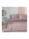 Cottonbox Set Paturi & Cuverturi Pat King Size Roz Pudră 250x240cm 3 Bucăți