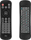 Riitek TV-Fernbedienung Kabellose Tastatur 2.4GHz Airmouse Micr