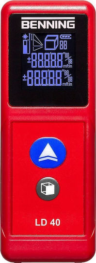 Benning Лазерен Метър BG050500 с Обхват На Измерване 0.05m-40m