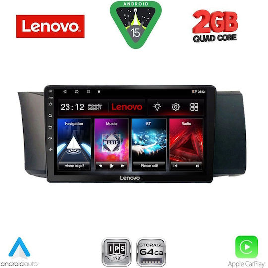 Lenovo Автомобилна Аудио Система за Toyota GT86 Subaru BRZ 2012-2024 (Bluetooth/USB/Вграден Wi-Fi/GPS/Apple CarPlay/Android Auto) с Touch Screen 9"