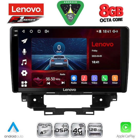 Lenovo Автомобилна Аудио Система за Renault Kangoo 2021 (Bluetooth/USB/Вграден Wi-Fi/GPS/Apple CarPlay/Android Auto) с Touch Screen 10"