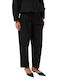 Women's Fabric Trousers Black