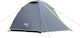 Nils Explorer Campingzelt Iglu Grau mit Doppeltuch 3 Jahreszeiten Für 3 Personen 270x150x110cm