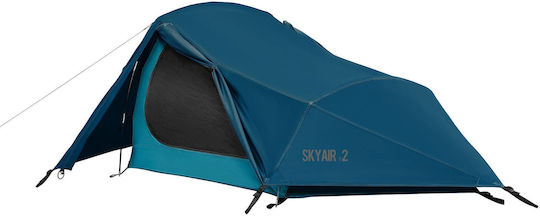Nils Ultra Light Skyair 2 Campingzelt Iglu Klettern Blau 4 Jahreszeiten Wasserabweisung 3000mm 300x220x100cm