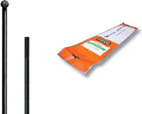 Cn Spoke Speichen Mac14 2.0-2.0-2.0 Edelstahl 270mm Schwarz 72Stück