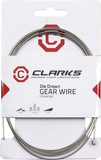 Clarks Ντίζα Εκτροχιαστή 1.1mm Ανοξείδωτο Ατσάλι Εξαιρετικά Λεία Δρόμου Mtb
