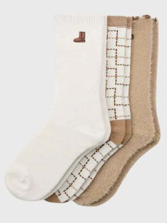 UGG Дамски Чорапи Sand 3Pack