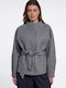 Women's Coat Mid Grey Melange