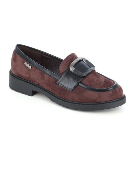 Γυναικεία Loafers σε Καφέ Χρώμα