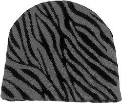 UpCycleStore Beanie Unisex Σκούφος Πλεκτός σε Γκρι χρώμα