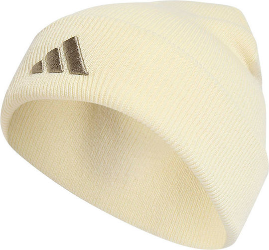 Performance Beanie Căciulă bărbătească tricotată în culoare ecru