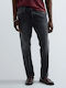 Willbi Men's Regular Fit Jeans Pants Gray-Black