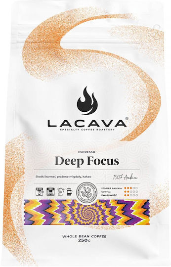 LaCava Espresso Arabica Karamell Kaffee in Körner 250g