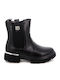 Kids Black Ankle Boots
