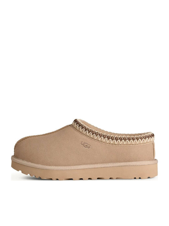 UGG Tasman Ii Suede Сабо Дамски Пантофи Бежови