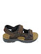 Leder Herrensandalen in Braun Farbe